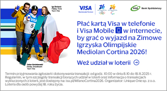 Płać kartą Visa i graj o wyjazd na Zimowe Igrzyska Olimpijskie!